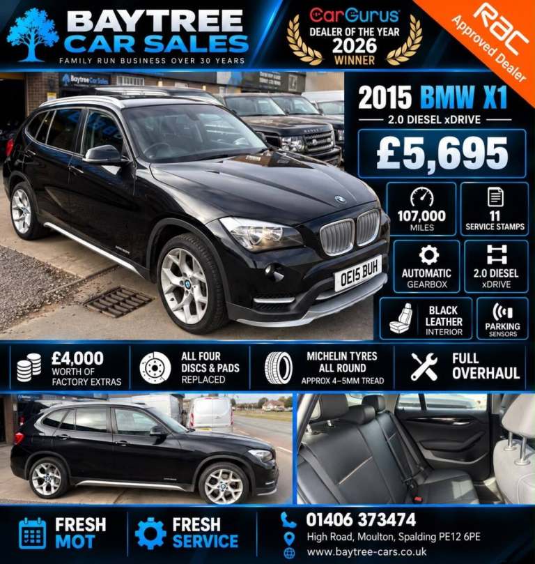 2015 BMW X1 xDrive 20d xLine 5dr Step Auto ESTATE DIESEL Automatic