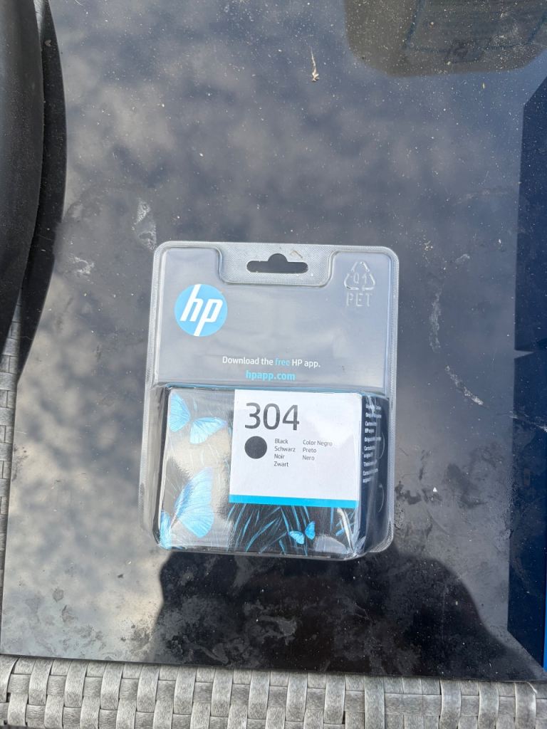 New HP 304 Black Ink Cartridge – Sealed Pack