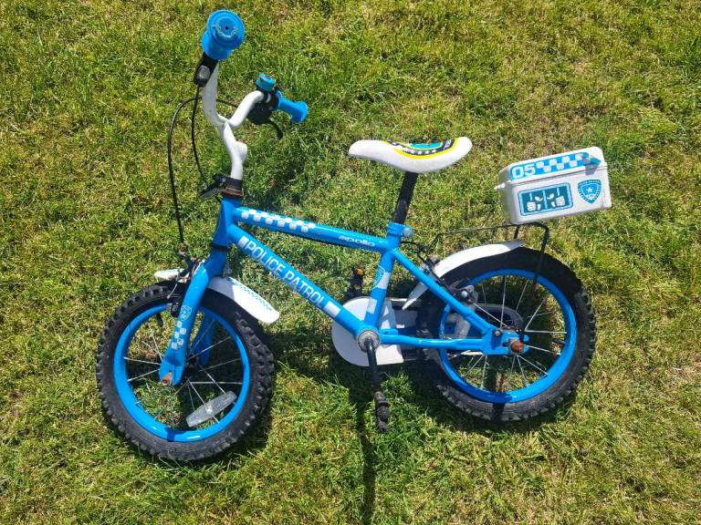 Small police patrol bike