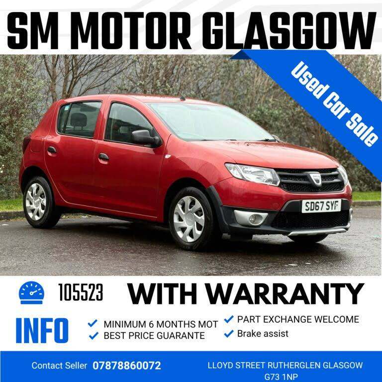 Dacia, SANDERO, Hatchback, 2017, Manual, 998 (cc), 5 doors