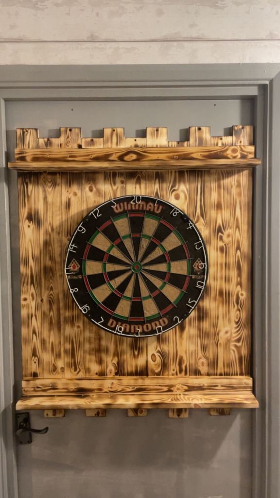 Dart board and sorround