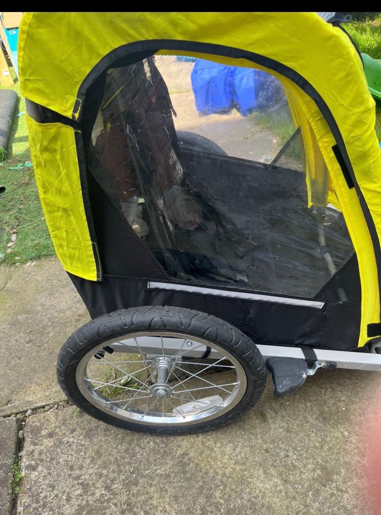 2 kid bike trailer