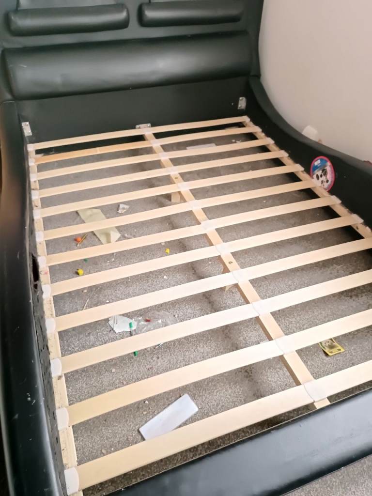 Neatly used double bed size with head board