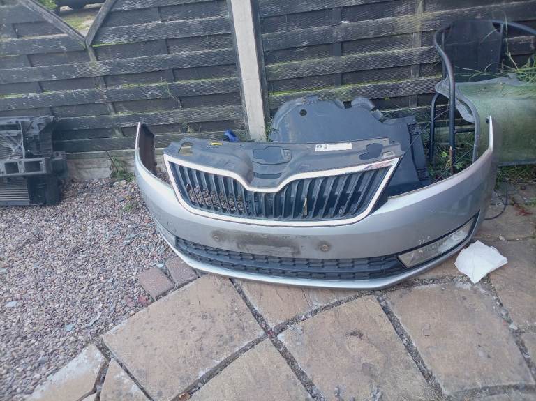 Front bumper skoda Rapid 2014