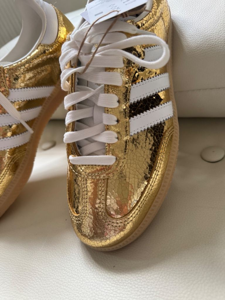 Adidas Samba Gold Trainers - Brand New with Tags