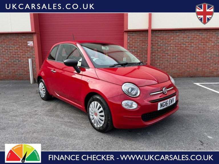 2016 Fiat 500 1.2 Pop Euro 6 (s/s) 3dr HATCHBACK Petrol Manual