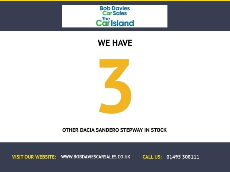 2017 67 DACIA SANDERO STEPWAY 0.9 TCE AMBIANCE HATCHBACK 5DR PETROL MANUAL EURO