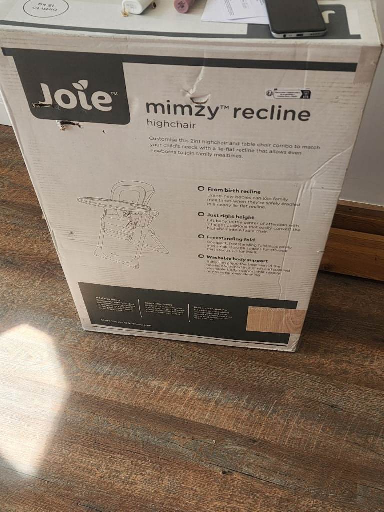 Joie high chair brand new in box unopened can deliver in south wales