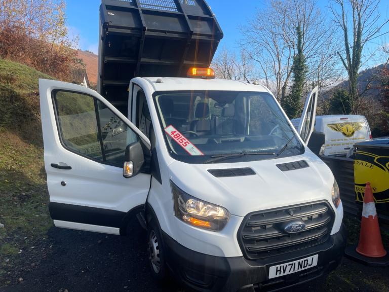 2021 Ford Transit 2.0 EcoBlue 130ps SINGLE CAB TWIN REAR WHEEL BASE TIPPER  Dropside Tipper Diese...