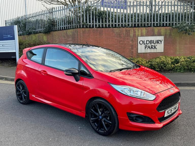 2016 Ford Fiesta 1.0 EcoBoost 140 Zetec S Red 3dr HATCHBACK Petrol Manual