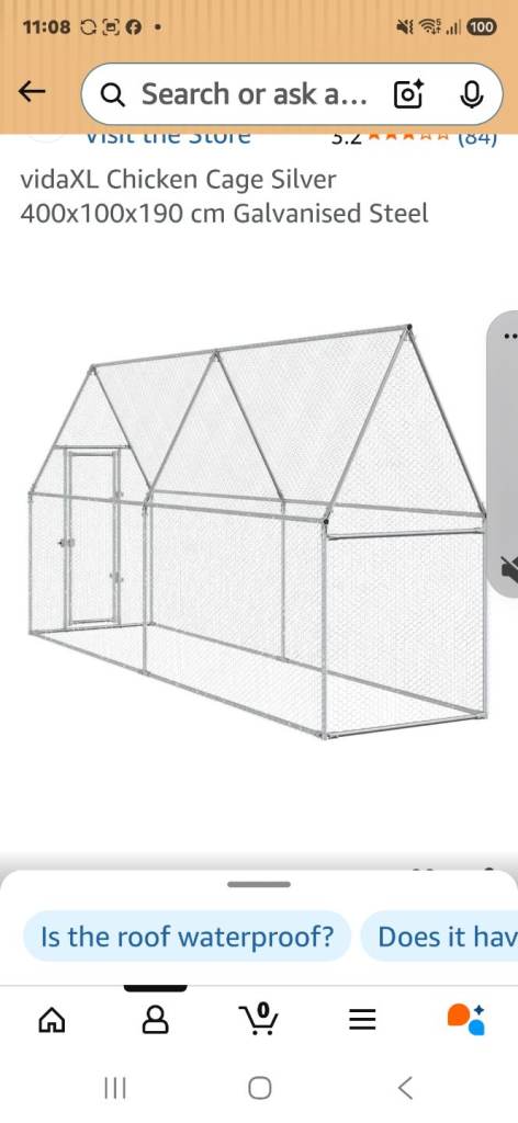 4 meter long chicken run pet cage 