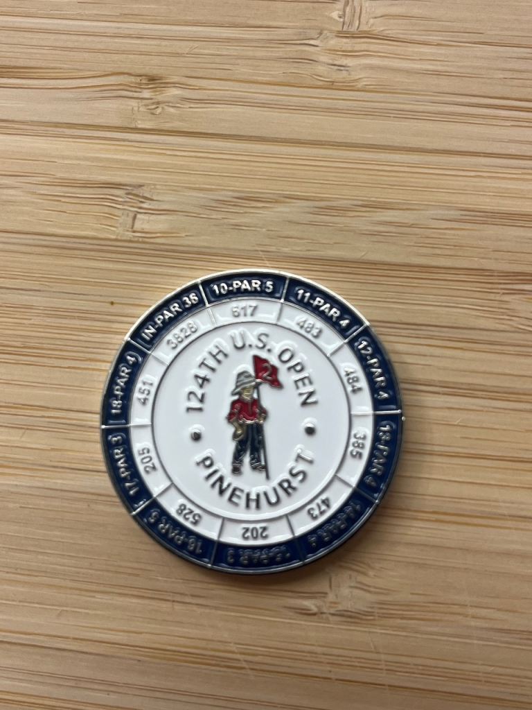 124th U.S. Open Pinehurst Golf Ball Marker – As Good As New