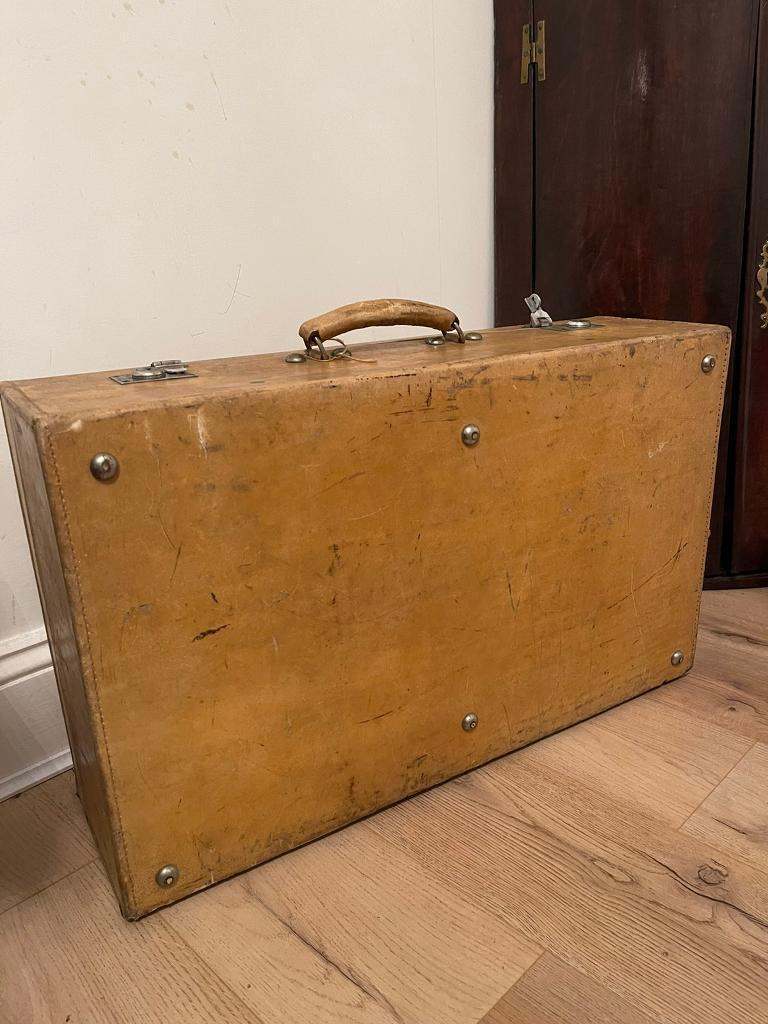 rare vintage SUITCASE Luggage MAPPIN & WEBB LTD