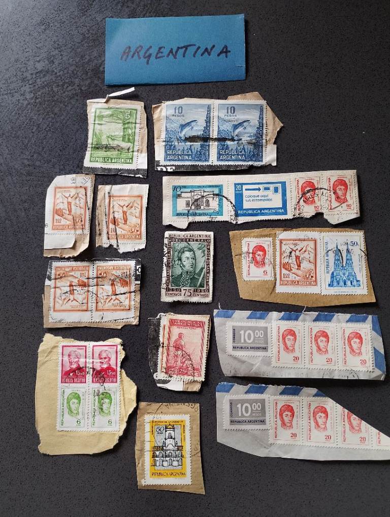 Used postage stamps, mixed lot