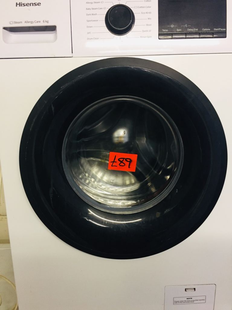 🚚 Hisense steam hygiene washing machine can deliver £89