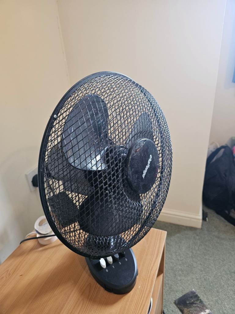 Black Table Fan