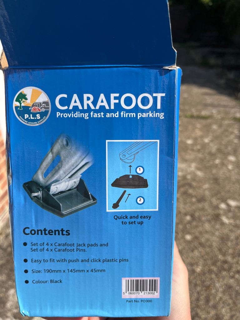 Caravan feet