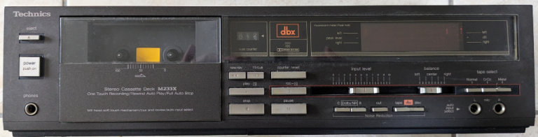 Technics RS-233X Cassette Deck (Dolby B/C & dbx)