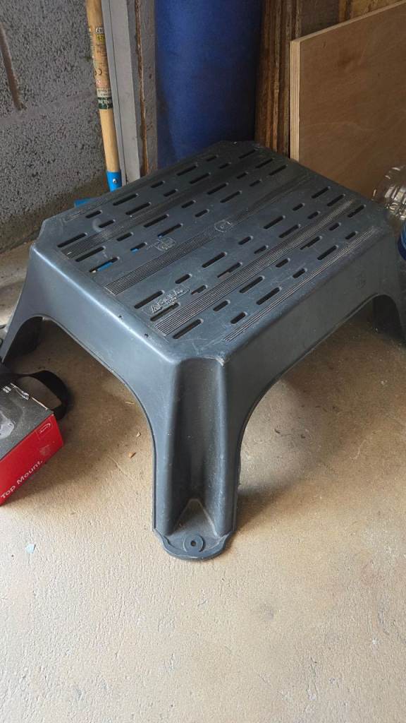 Plastic caravan step