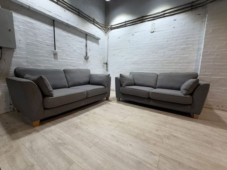 New Stock! High Street Brands! Grey NEXT 3 Seater Sofa Set!🛋️ 
