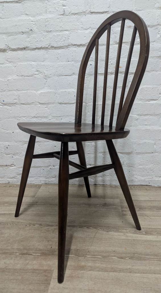 Ercol 400 Windsor dining chair dark finish (DELIVERY AVAILABLE)
