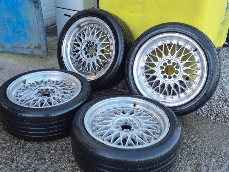 🌟Vw Bbs style 18 inch alloy wheels 5x100 and 5x112 with TYRES 7M++ VW GOLF CADDY AUDI A1 A3 A4