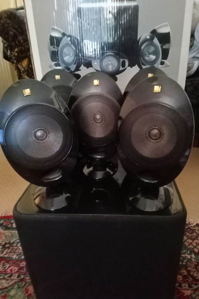 Kef Egg Home Cinema speakers