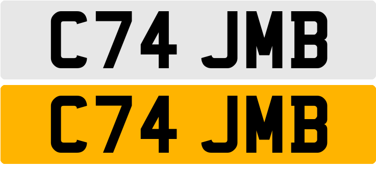 Private registration C74JMB