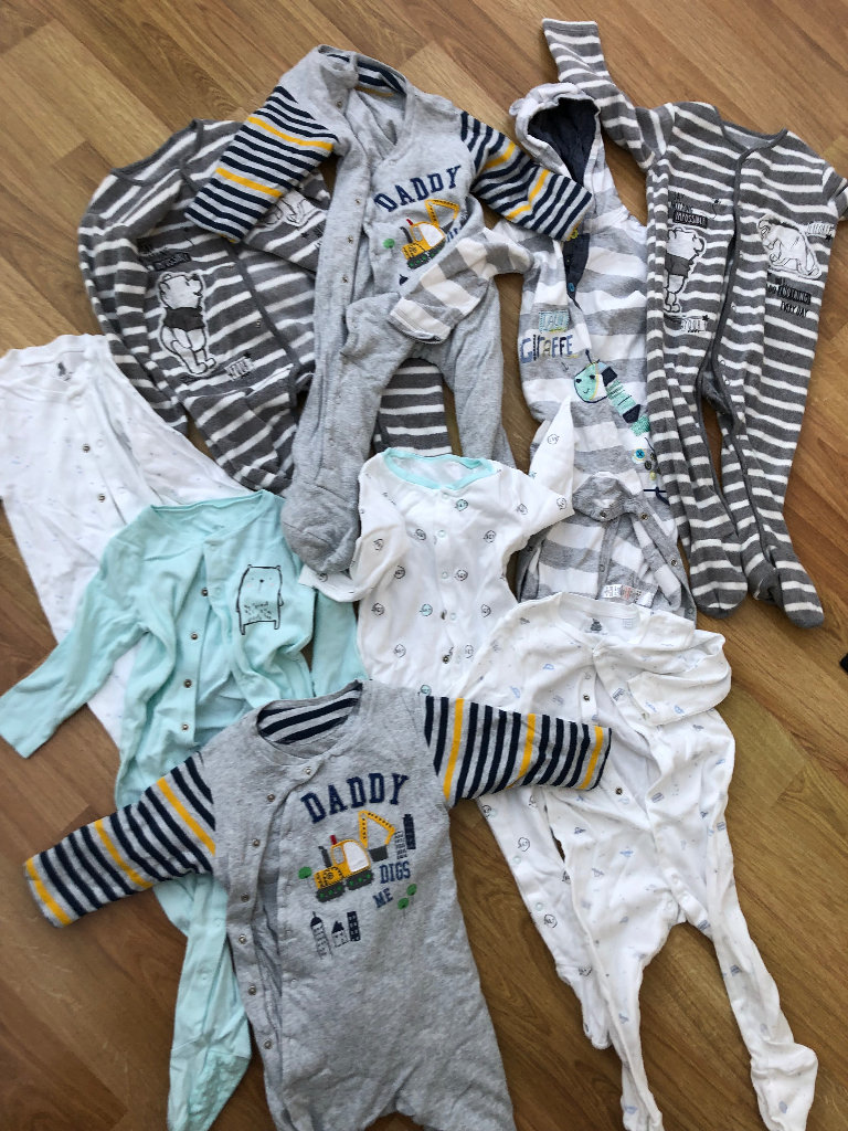 Babies clothes bundles and bedding plus toys
