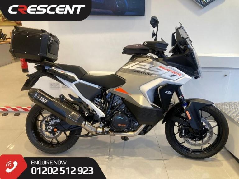 2023 KTM SUPER ADVENTURE S - TOP BOX - MIVV CAN - HEATED GRIPS - FMSH -TECH PACK