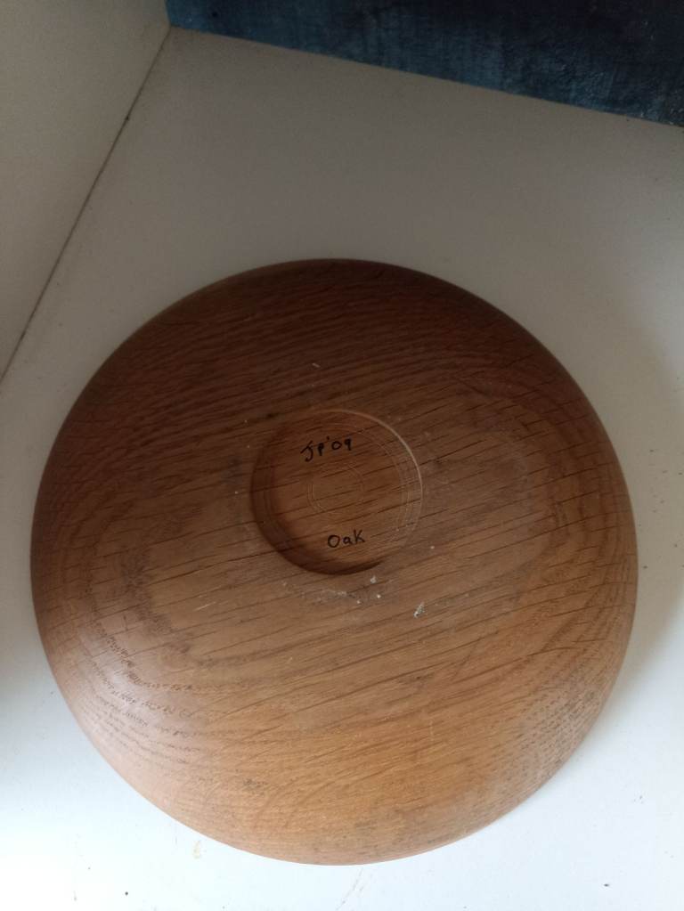 vintage Danish Modern teak bowl