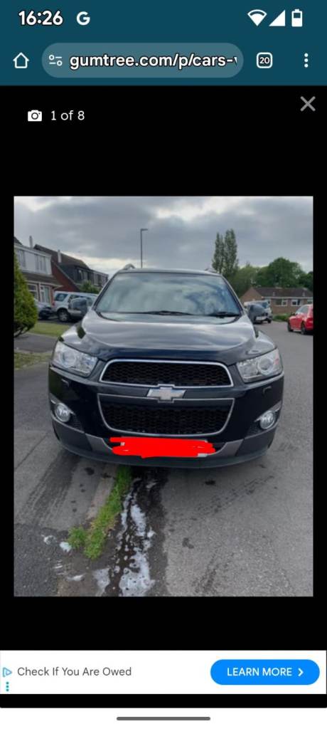 Chevrolet, CAPTIVA, Estate, 2012, Manual, 2231 (cc), 5 doors