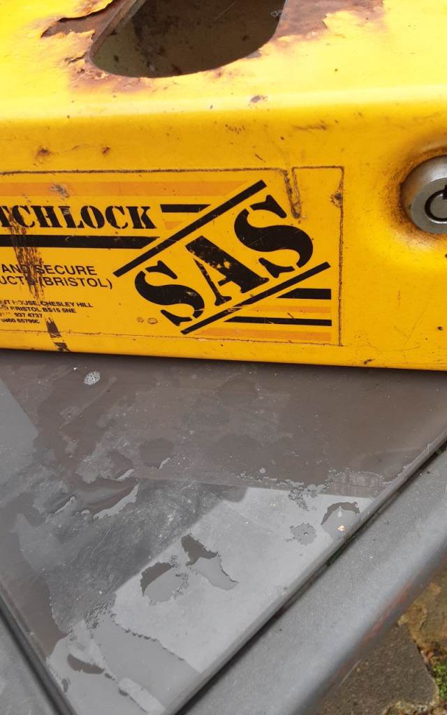 For sale a caravan hitch lock 