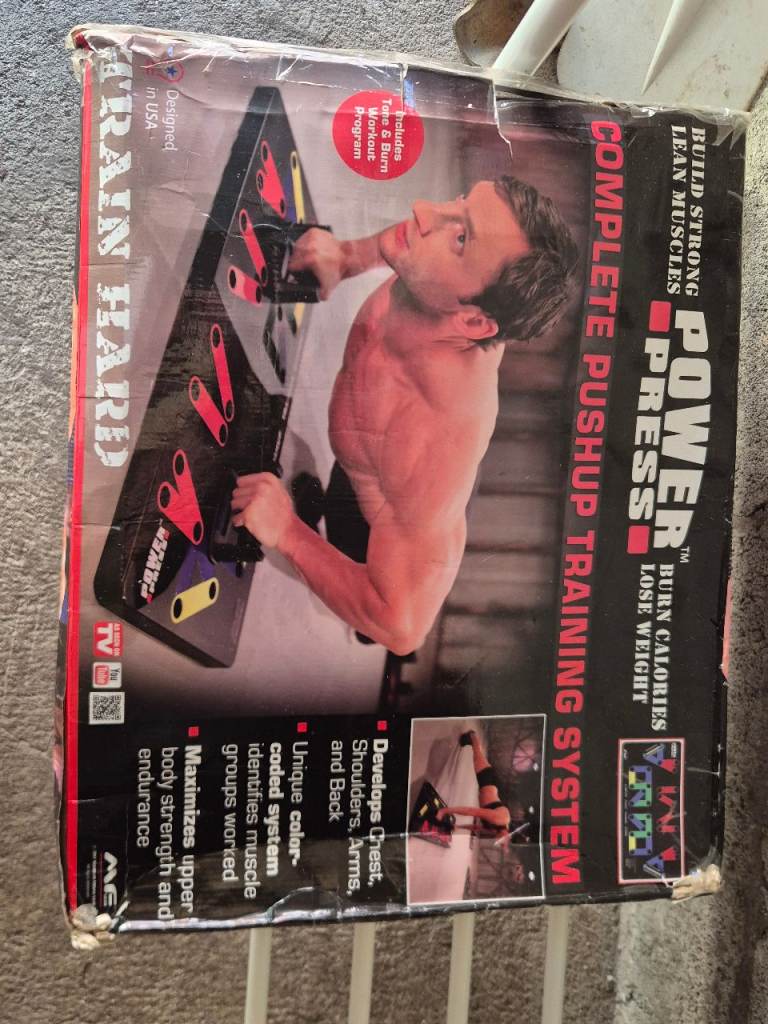 Power Press Complete Pushup Training System – As New
