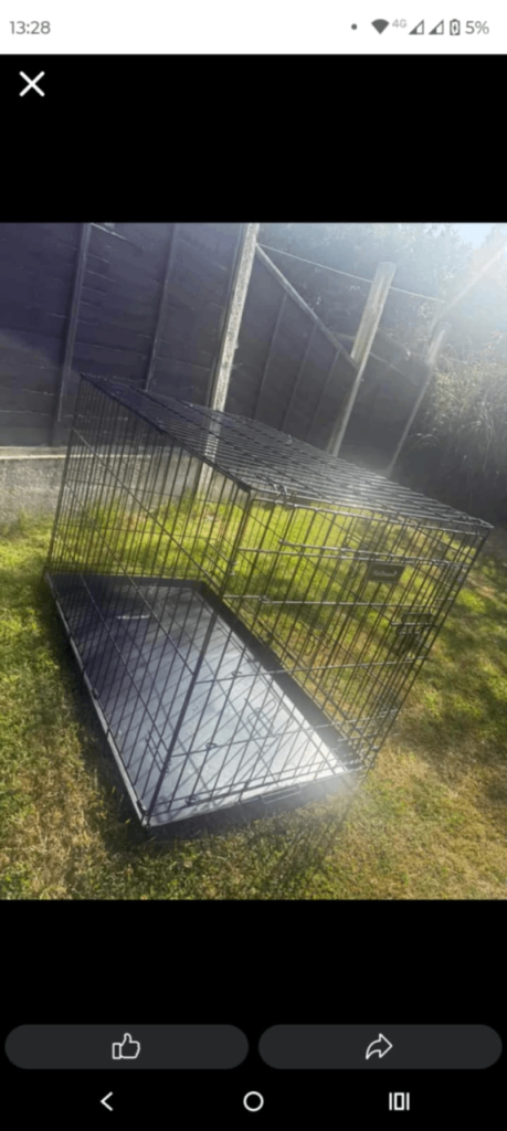 Large dog cage