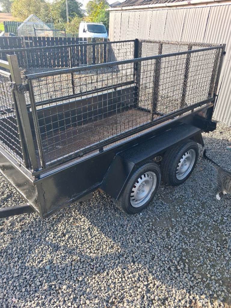 8x4 steel trailer .