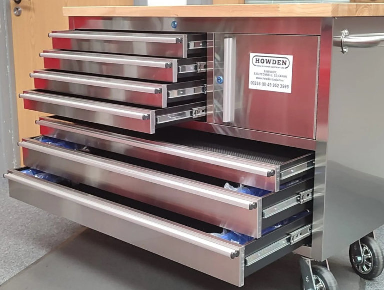 Stainless Steel 48" Toolchest Rolling Workbench With Wheels