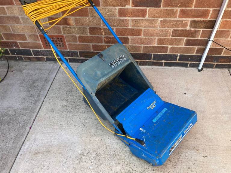 Qualcast Electric Lawn – Scarifier Grass Collection Box Lawn Mower