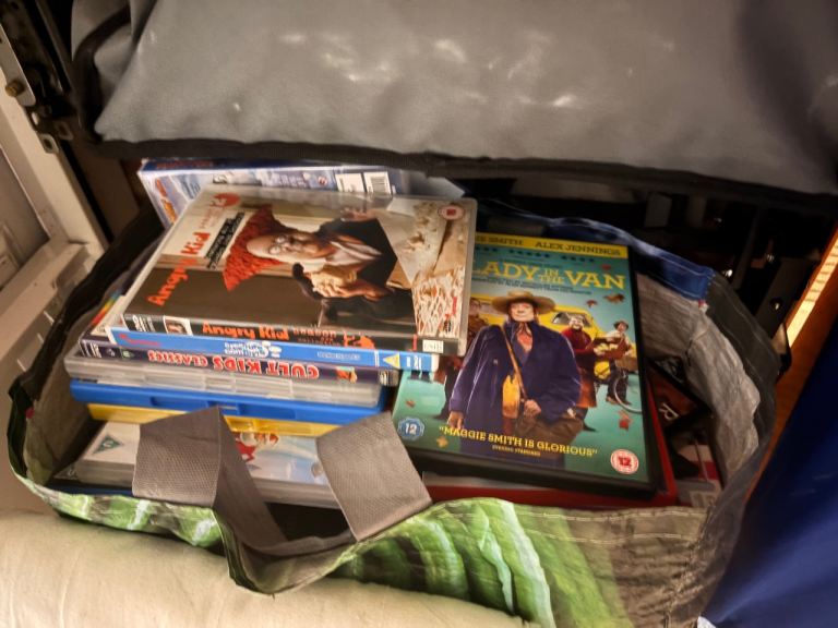 Bundle of dvds and cds 