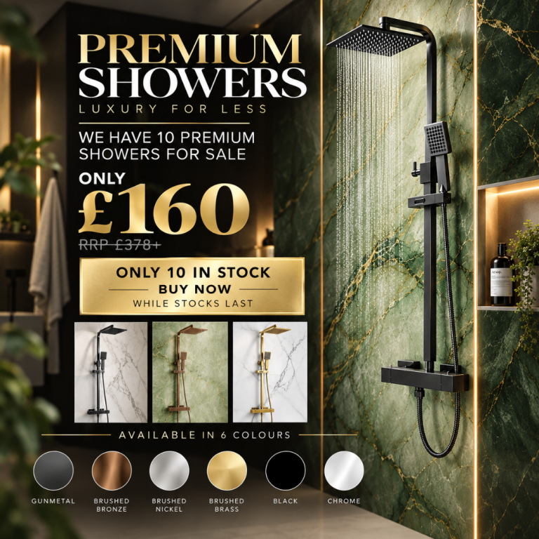 Premium Shower Kit - Any finish, Brand New