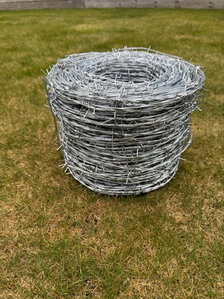 Roll of barbed wire 