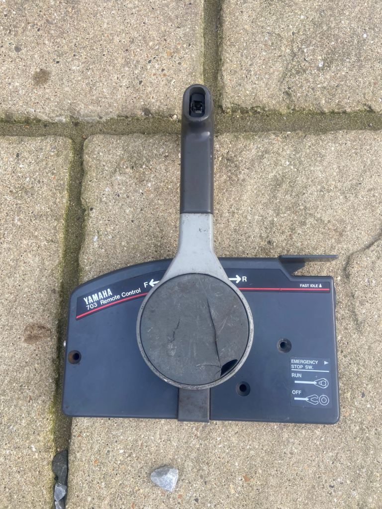Yamaha 703 side mount outboard control box 