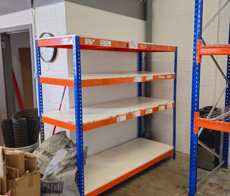 Rapid 1 Heavy Duty Shelving with Melamine Shelves
