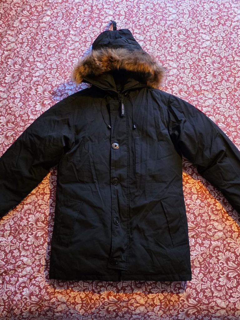 Black Parka Style coat