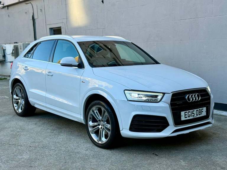 2015 AUDI Q3 2.0 TDI S line Plus White Auto Diesel