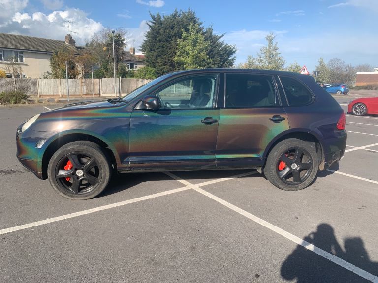 Cheap Car Porsche Cayenne S-4.5-V8-GTS Kit-Chameleon Wrap-LPG Fitted-MOT May2027
