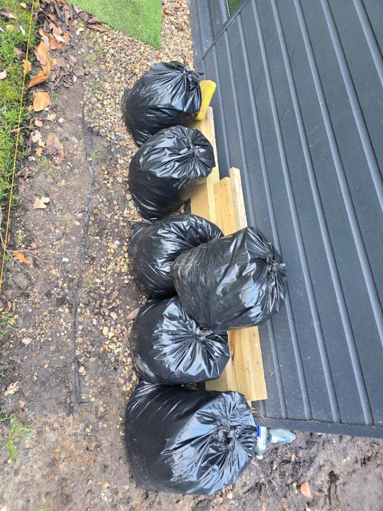 Free soil bagged up and ready for collection 