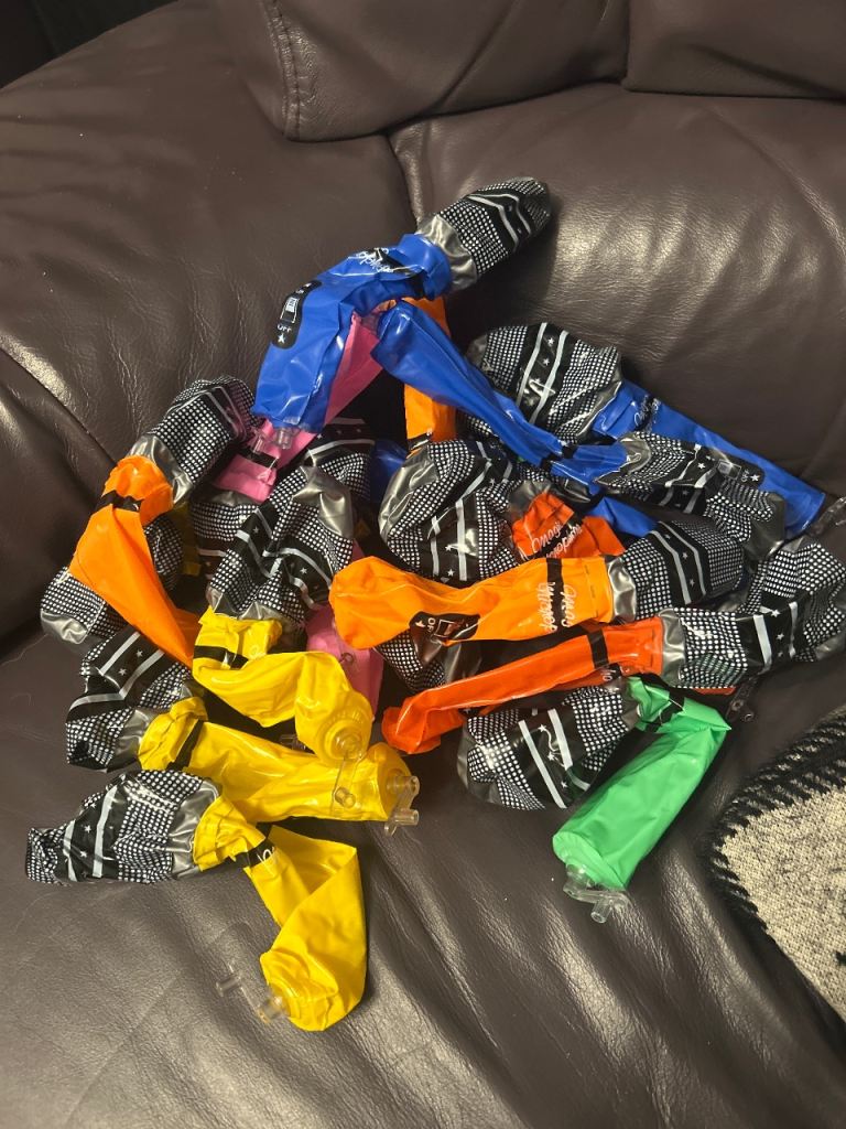 Mini blow up microphones