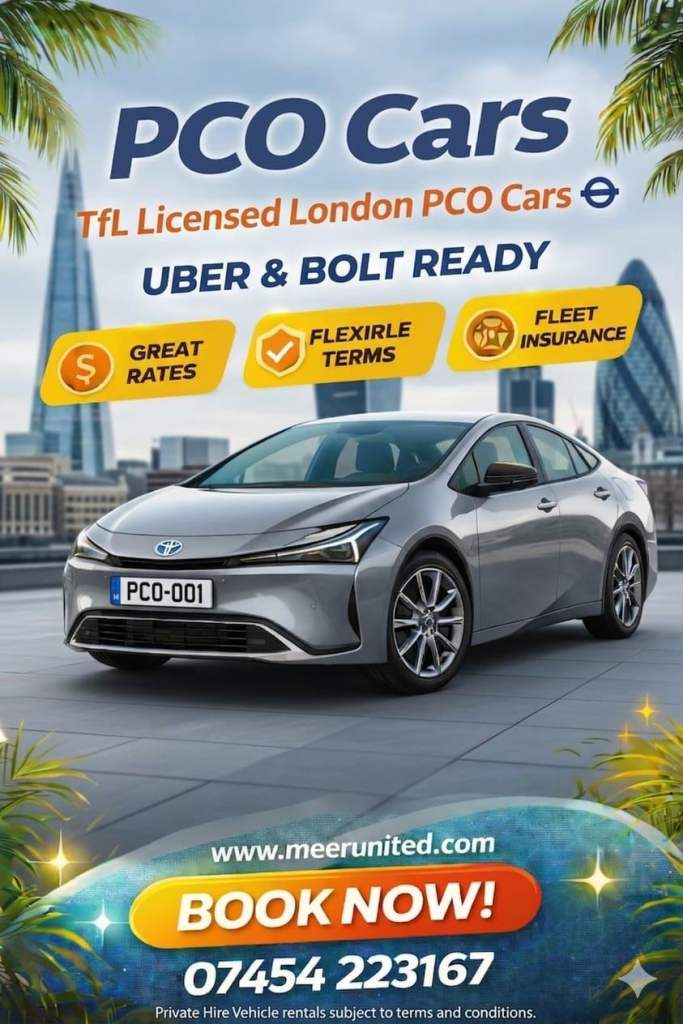 PCO CARS, PRIUS FOR RENT, UBER CAR HIRE, BOLT CARS, WOLVERHAMPTON CARS, HYBRID CARS FOR RENT.