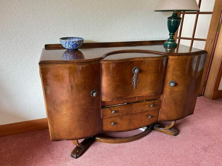 Vintage mahogany Beautility dining / cocktail cabinet storage unit 